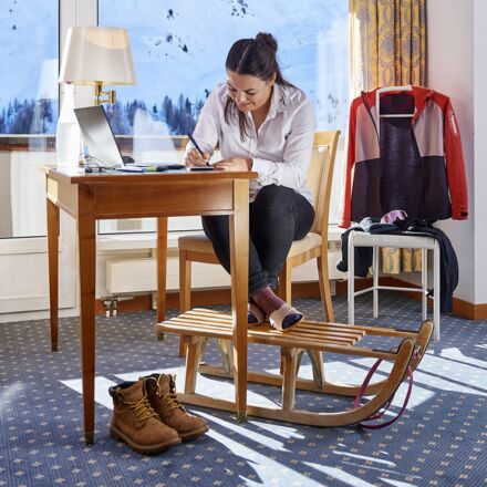 Home-Office Arosa Kulm Hotel | © Arosa Tourismus / Nina Hardegger-Mattli